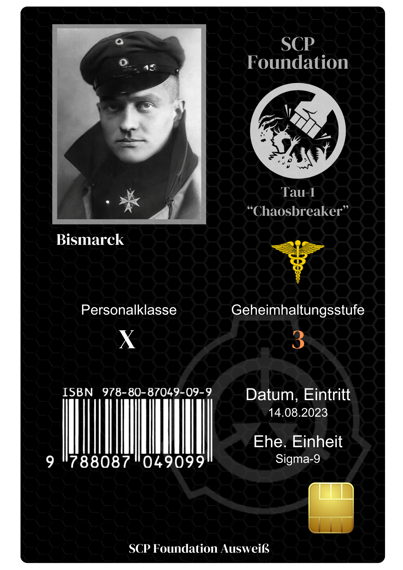 ID-Karte von Bismarck
