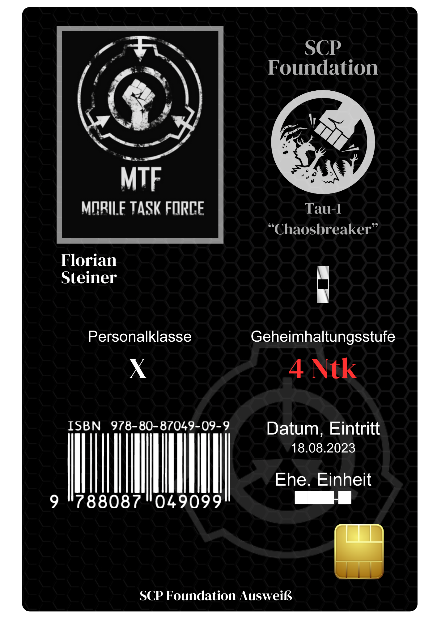 ID-Karte von Hagars