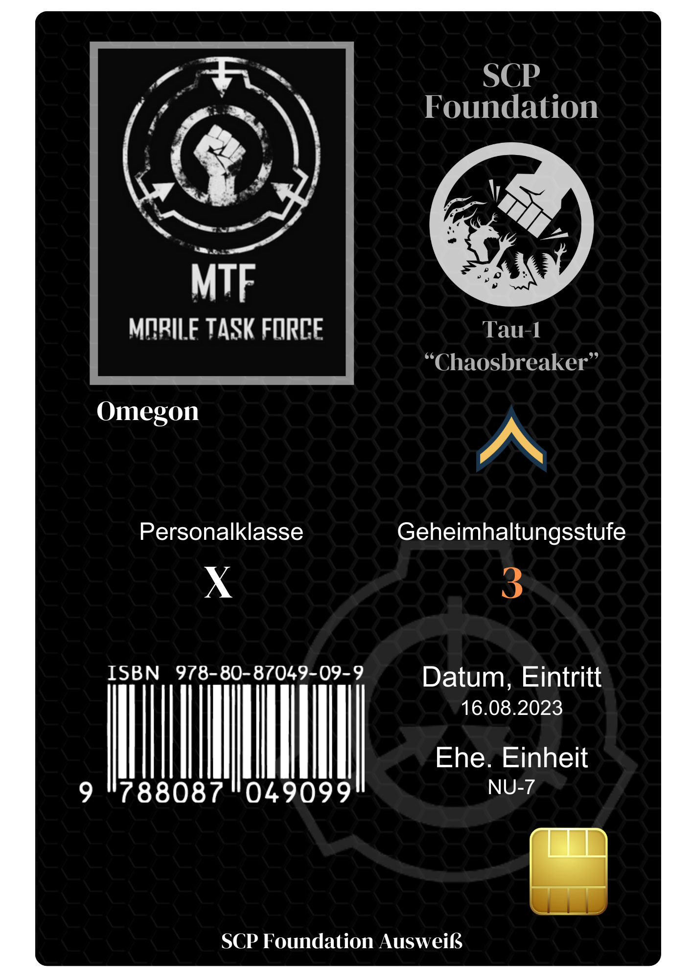 ID-Karte von Omegon