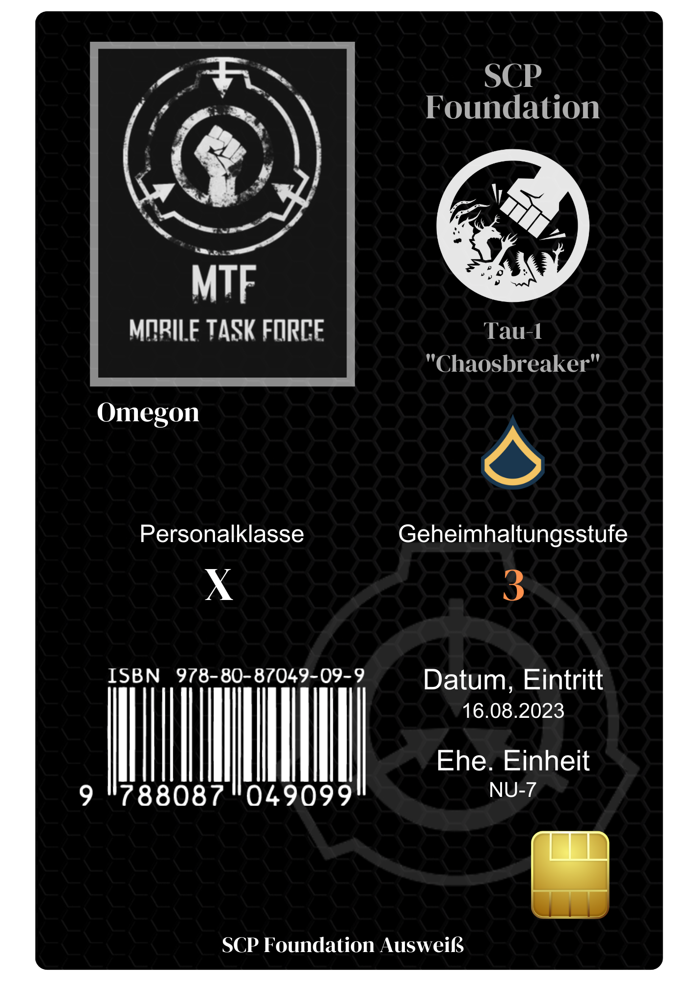 ID-Karte von Omegon